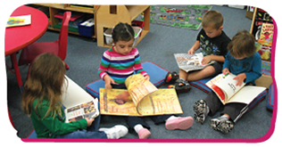 children reading